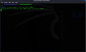 create a website on Dark Web and Deep Web